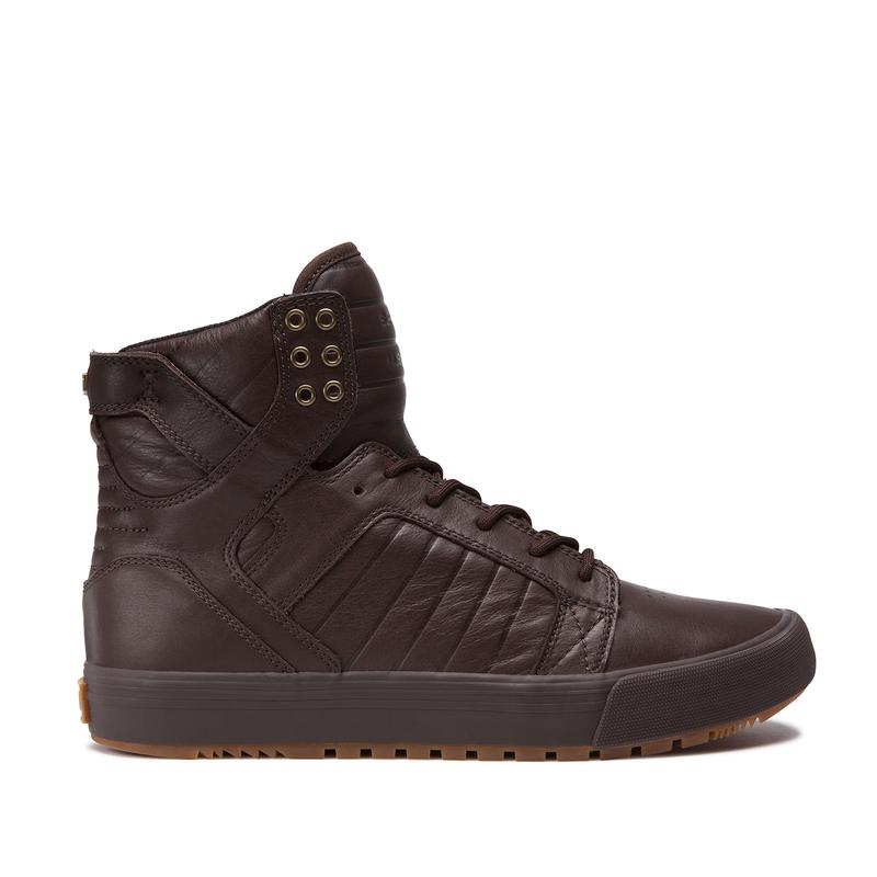 Buty Supra SKYTOP CW - Sneakersy Wysokie Męskie - Brązowe (SEXQ-54106)